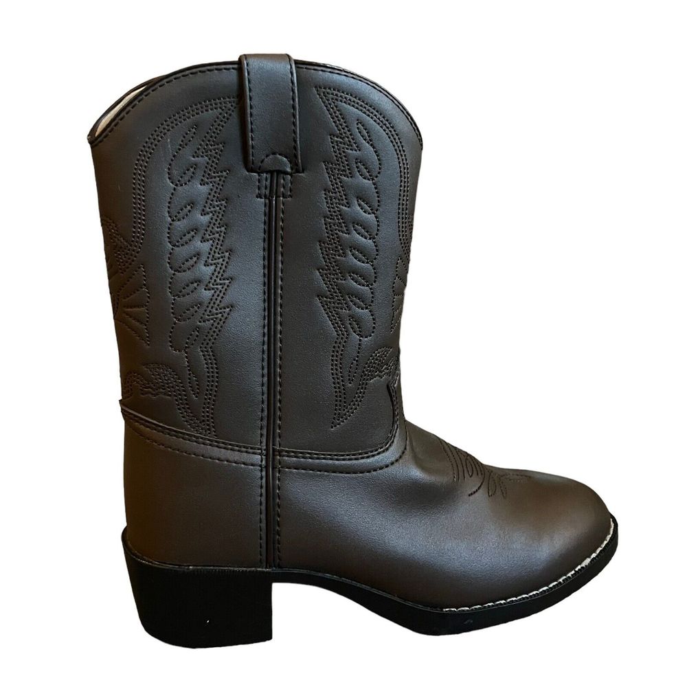 Durango Cowboy Boots Youth Size 3D 3 D Brown Girls